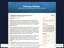 Tablet Screenshot of famousankles.com